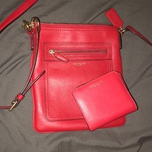 Coach crossbody and matching wallet